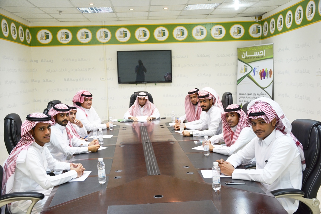 طلاب المجموعة السادسة يتأهبون للتدريب في (إحسان)