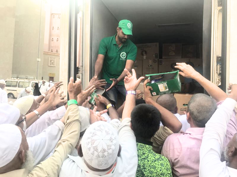 25 ألف وجبة حاج (جافة) لضيوف الرحمن في البلد الأمين