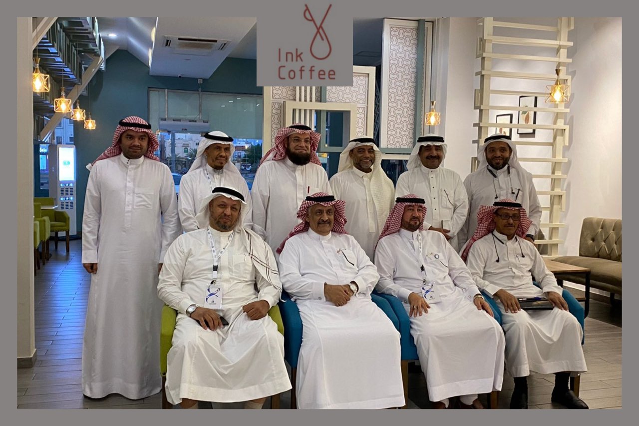 خبراء الجودة بمقهى حبر بطيبة الطيبة