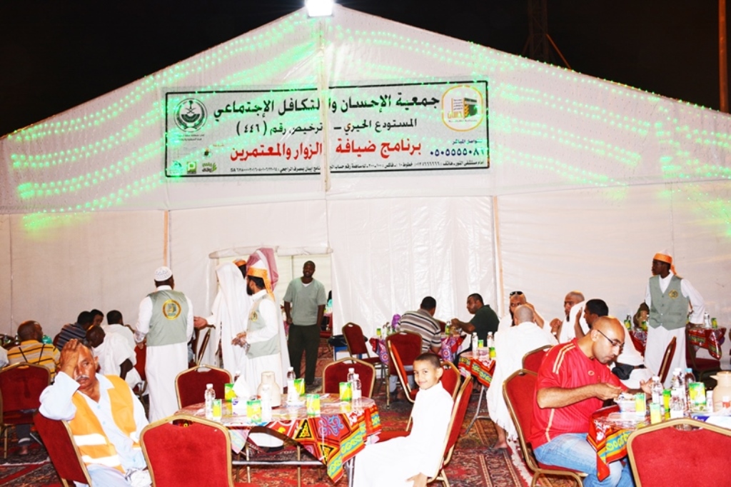 دراسة : تكلفة خيمة (إحسان) الرمضانية 1.6 مليون ريال