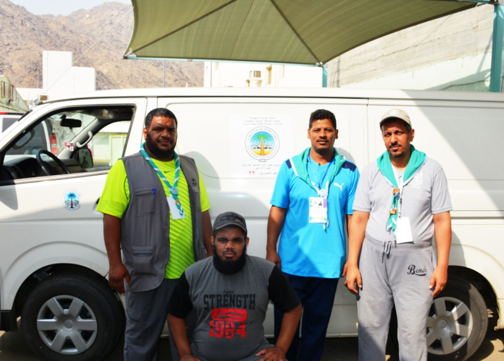 أكثر من 25 ألف عبوة ماء لمعسكر منى الجديدة لسقيا الحجاج