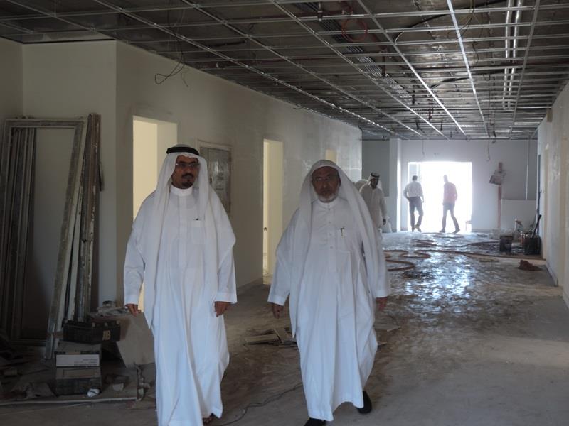 نائب رئيس مجلس الإدارة يتفقد مشروعي وقف الوسيق ومخطط الأمير أحمد بكدي