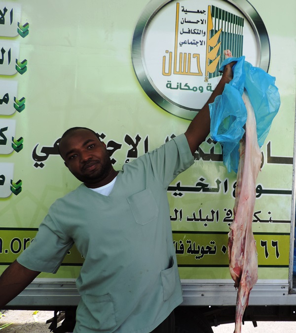 لحوم 67 رأس أغنام من الجميح الخيرية لـ 134 أسرة محتاجة