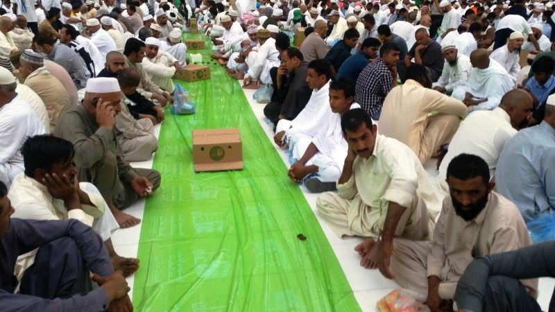 180 ألف ريال من أوقاف أبا نمي لإفطار صائم الوجبة الجافة